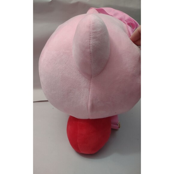 NWOT Kirby Plush 12” Plush Backpack by Bioworld Pink Two Straps Bag - Picture 6 of 12